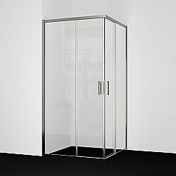Душевой уголок WasserKRAFT Tauber 64S03 90х90 стекло прозрачное/профиль никель купить в интернет-магазине Sanbest
