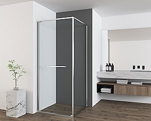 Душевой уголок Vincea Tesi 90х90 VSRW-7TS9090CL стекло прозрачное/профиль хром купить в интернет-магазине Sanbest