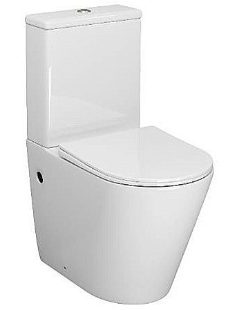 Унитаз Grossman Color GR-4480S безободковый, с крышкой микролифт, с бачком, белый купить в интернет-магазине Sanbest