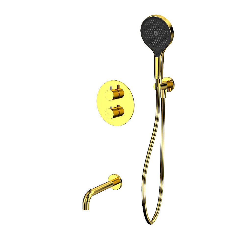 Смеситель для ванны WhiteCross Y YSET10TOPGL золото купить в интернет-магазине сантехники Sanbest