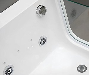 Ванна акриловая CeruttiSpa 9947 170x80 с гидромассажем белая купить в интернет-магазине Sanbest