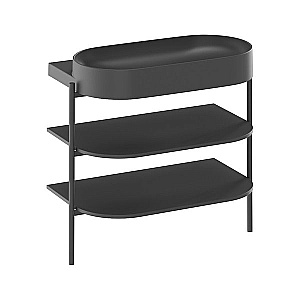 Стеллаж с раковиной Ravak YARD 80 D80000D006 черный матовый для ванной в интернет-магазине сантехники Sanbest