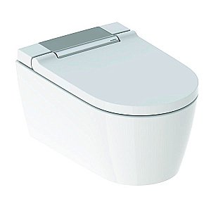 Унитаз-биде подвесной Geberit AquaClean 146.224.21.1 белый, с крышкой микролифт, безободковый, слив-торнадо купить в интернет-магазине Sanbest