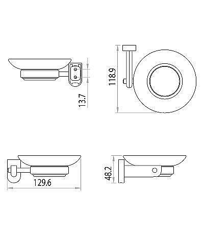 Мыльница Lemark Omega LM3143C купить в интернет-магазине сантехники Sanbest