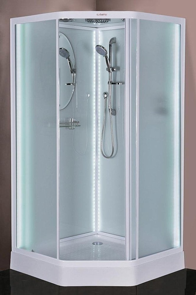 Душевая кабина Esbano Elegancia Led ES-L 100PR 100х100 купить в интернет-магазине Sanbest