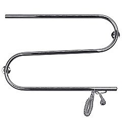 Полотенцесушитель электрический Domoterm S-образный DMT 112 42x70 EK хром купить в интернет-магазине сантехники Sanbest