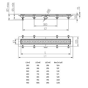 Душевой лоток Veconi Medium V650MB 65 черный матовый купить в интернет-магазине Sanbest