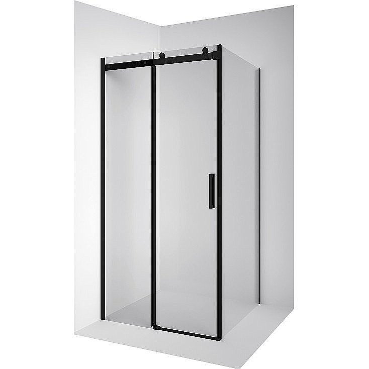 Душевой уголок Ambassador Benefit HB 19021202HB-100HB 130х100 стекло прозрачное/профиль черный купить в интернет-магазине Sanbest