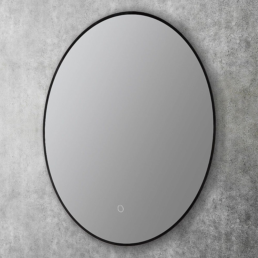 Зеркало Art&Max Sanremo AM-San-700-DS-F-Nero в ванную от интернет-магазине сантехники Sanbest