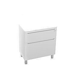 Тумба под раковину напольная Grossman АДЕЛЬ 80 белая купить в интернет-магазине сантехники Sanbest