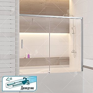 Шторка для ванны RGW SC-45 180x150 купить в интернет-магазине Sanbest