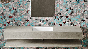 Раковина Salini MAREA 06 S-Sense 1802106G 55 белая купить в интернет-магазине Sanbest