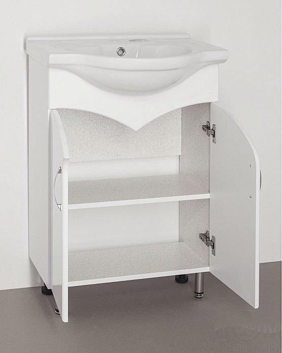 Тумба с раковиной Style Line Эко Стандарт №15 60 для ванной в интернет-магазине Sanbest