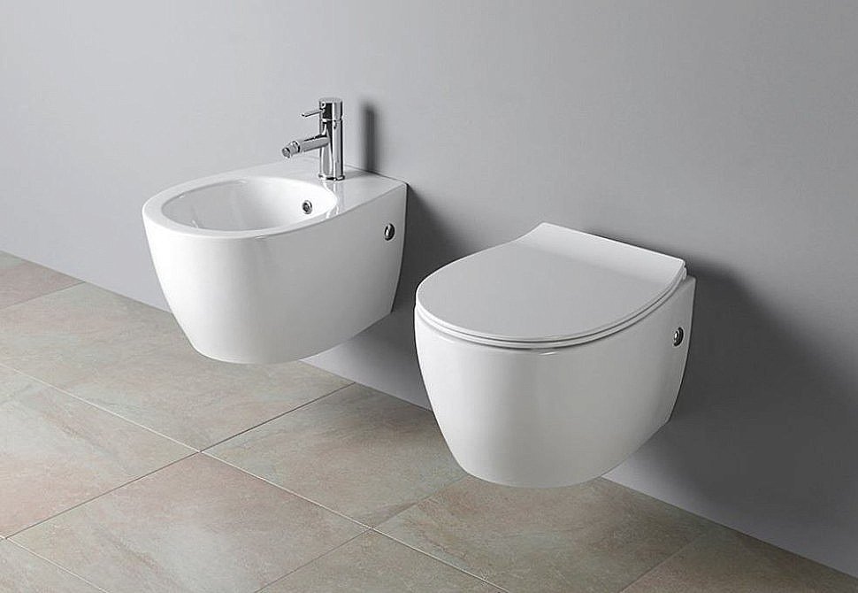 Унитаз подвесной Isvea Sentimenti Neo 10AR02007SV белый, безободковый купить в интернет-магазине Sanbest