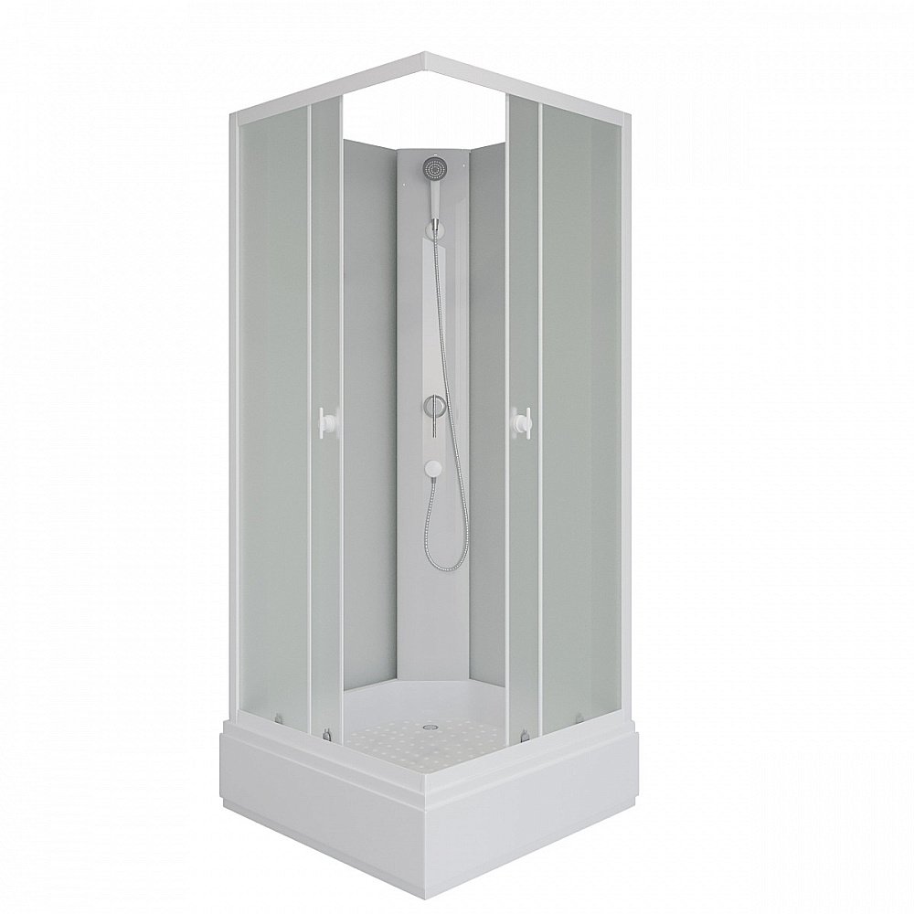 Душевая кабина Niagara Promo P100/26Q/MT/BK 100х100 купить в интернет-магазине Sanbest