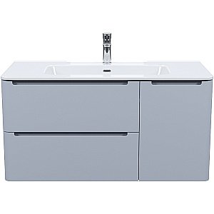 Тумба с раковиной Iddis Edifice 100 EDI10L0i95K светло-серая для ванной в интернет-магазине Sanbest