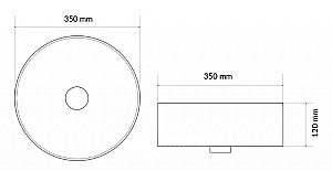 Раковина Excellent Ovia 35 CEAC.2501.WH белая купить в интернет-магазине Sanbest