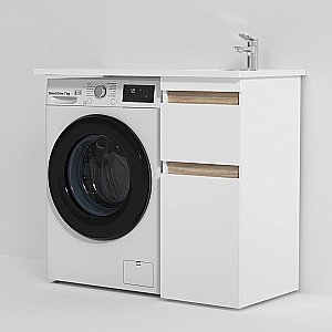 Тумба с раковиной AM.PM X-Joy 40 белая для ванной в интернет-магазине Sanbest