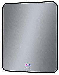 Зеркало Grossman ELEGANS-норма Black 70x80 1770802 черное в ванную от интернет-магазине сантехники Sanbest