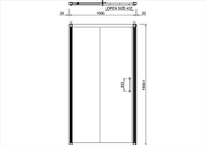 Душевая дверь Burlington C6S купить в интернет-магазине Sanbest