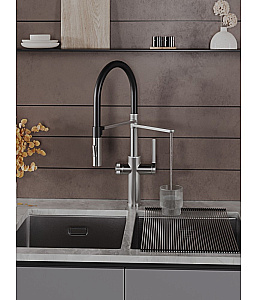 Смеситель для кухни Agger Elegant A3252522 сатин матовый купить в интернет-магазине сантехники Sanbest