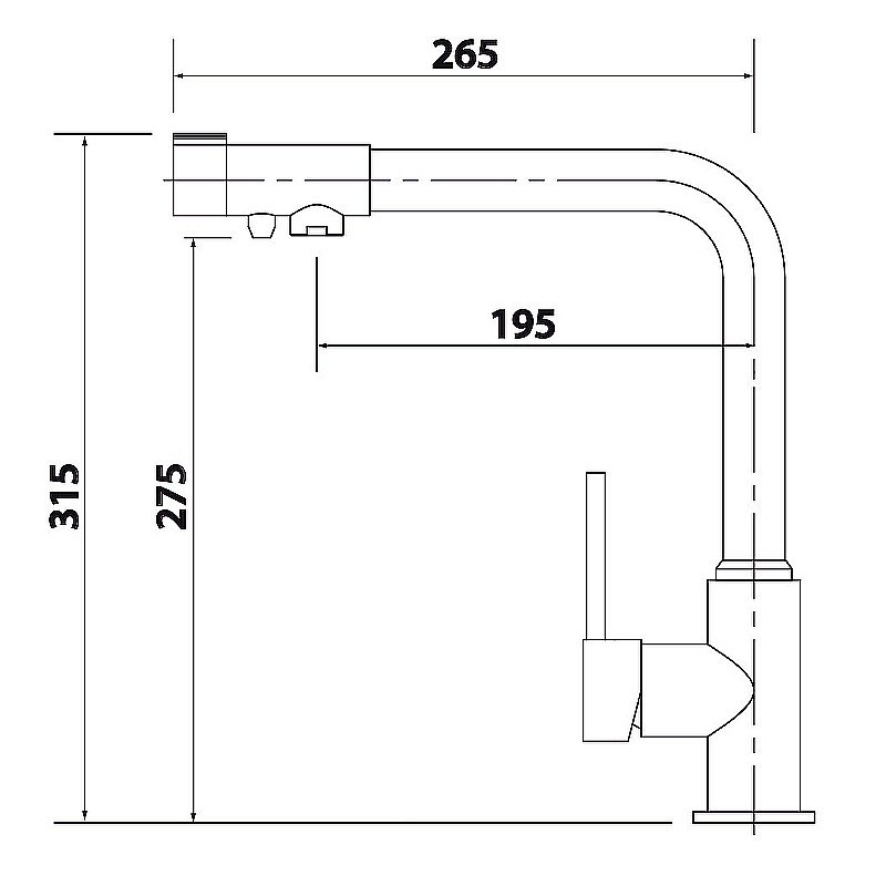 Смеситель для кухни Kaiser Teka 13044 купить в интернет-магазине сантехники Sanbest