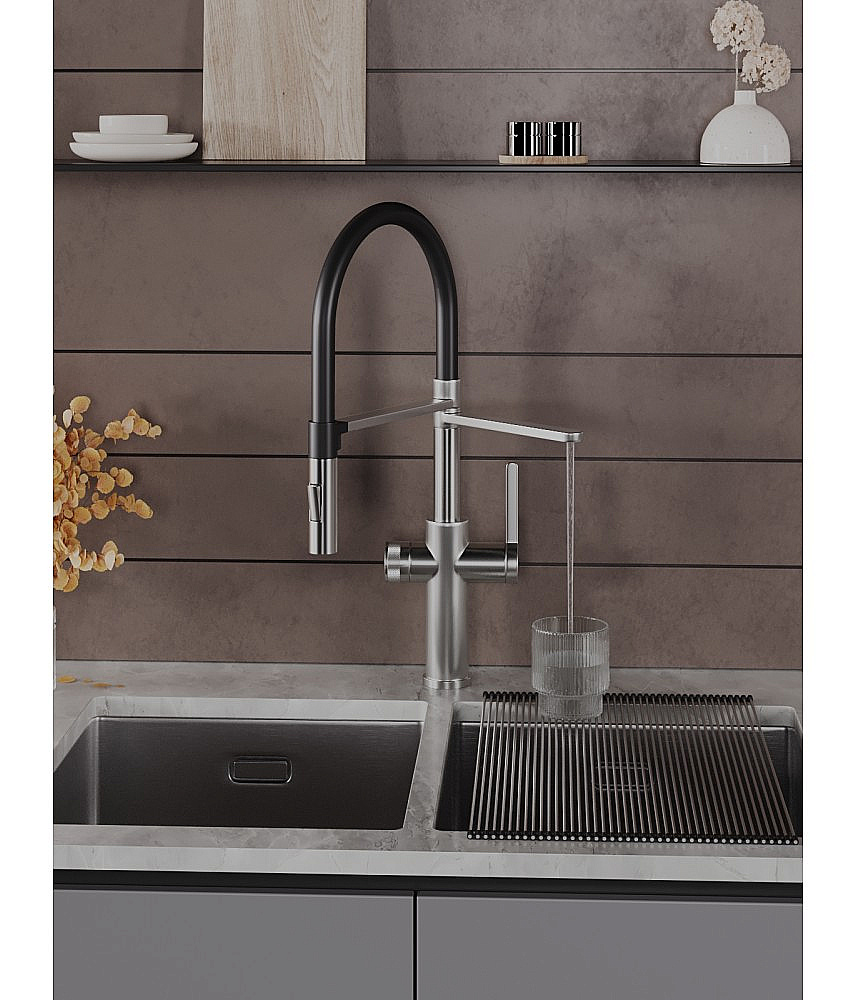 Смеситель для кухни Agger Elegant A3252522 сатин матовый купить в интернет-магазине сантехники Sanbest