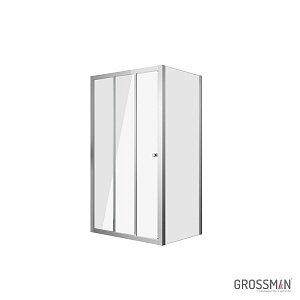 Душевой уголок Grossman FLY1 110x90 прозрачный/хром купить в интернет-магазине Sanbest