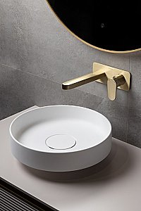 Раковина Boheme Corian 40 801-MW белая матовая купить в интернет-магазине Sanbest