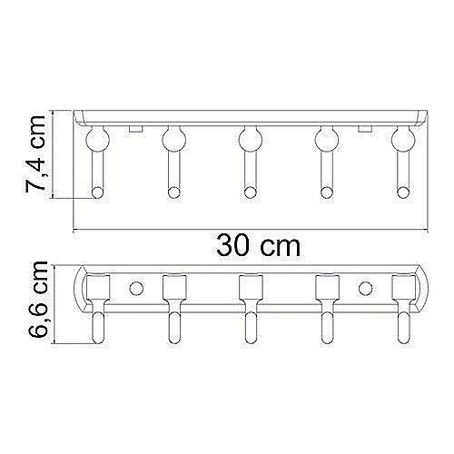 Крючок WasserKRAFT Oder К-3075  купить в интернет-магазине сантехники Sanbest