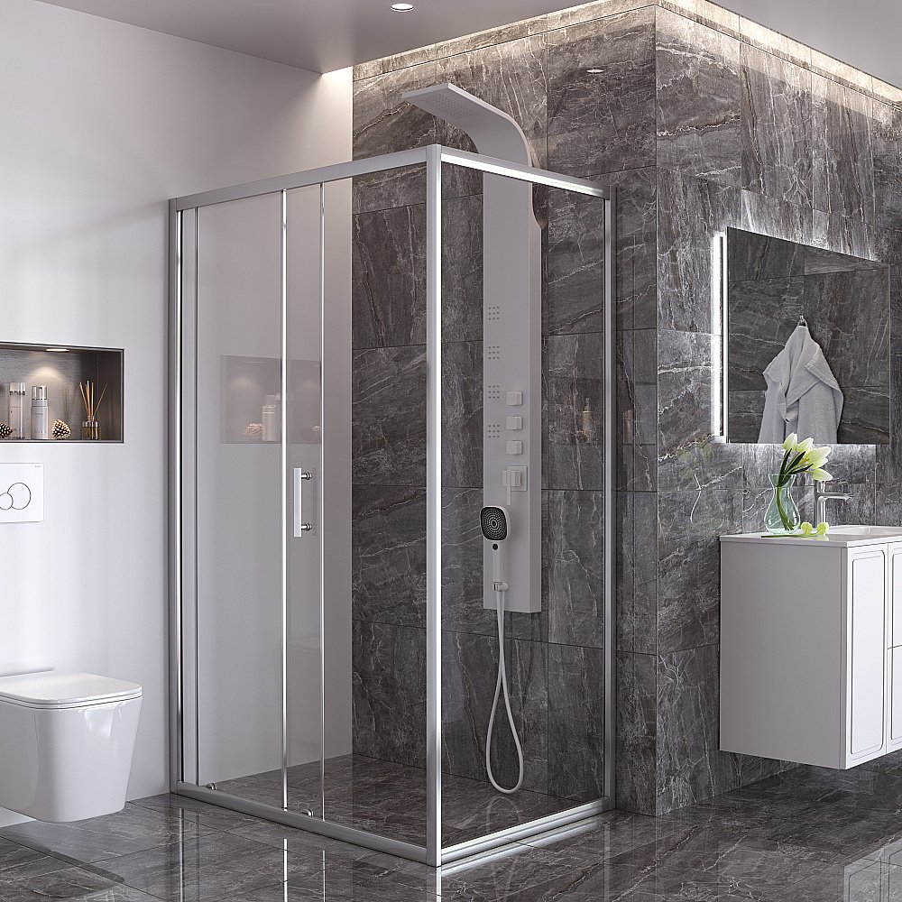 Душевая панель Taliente TA-G-A01Ww белая купить в интернет-магазине сантехники Sanbest