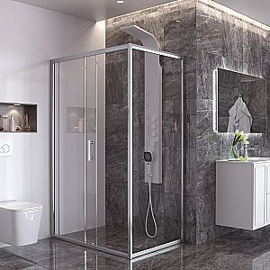 Душевая панель Taliente TA-G-A01Ww белая купить в интернет-магазине сантехники Sanbest