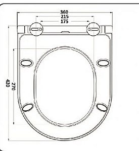 Унитаз подвесной Ceramalux 2197MG серый матовый, безободковый, с крышкой микролифт купить в интернет-магазине Sanbest