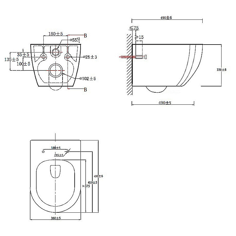 Инсталляция для унитаза Azario AZ-8010-1000 купить в интернет-магазине сантехники Sanbest