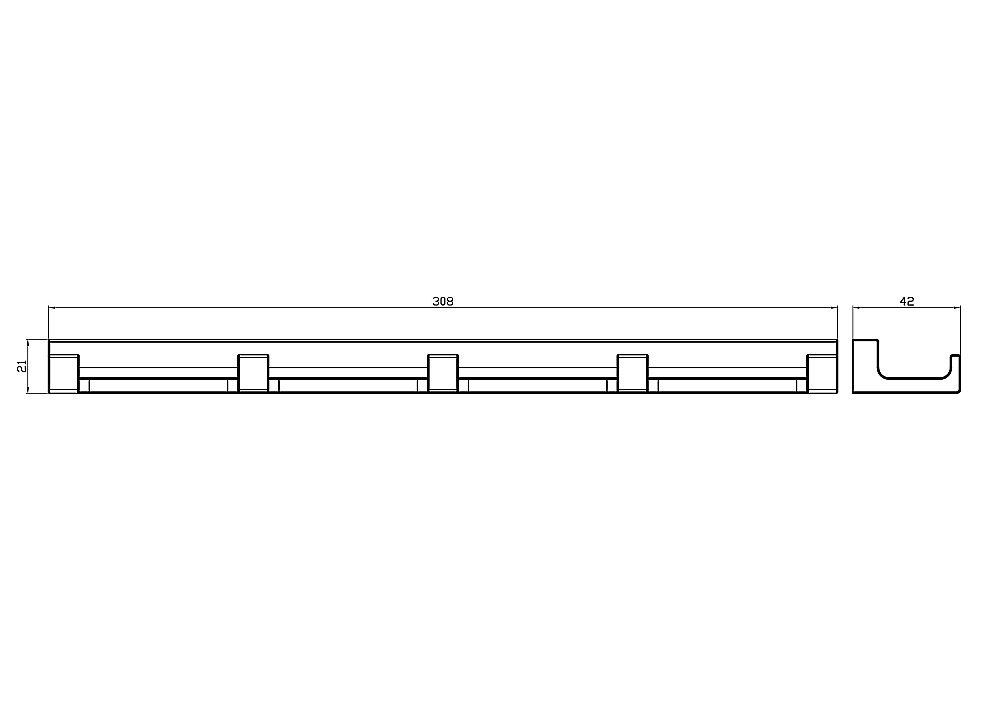 Крючок WONZON & WOGHAND ECLIPSE WW-9155-LG глянцевое золото купить в интернет-магазине сантехники Sanbest