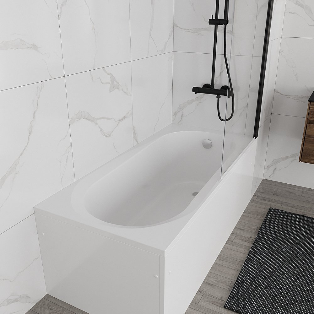 Ванна акриловая Vincea VBT-2B150-FR 150x70 белая с каркасом купить в интернет-магазине Sanbest