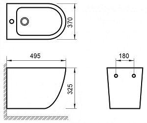 Биде подвесное Belbagno SFERA-R BB046BH купить в интернет-магазине Sanbest