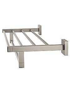 Полотенцедержатель с полкой WONZON & WOGHAND POLO, Брашированный никель (WW-8981-BN) купить в интернет-магазине сантехники Sanbest