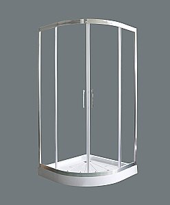 Душевой уголок CeruttiSpa VIVA 90x90 VIVA90 стекло прозрачное/профиль хром купить в интернет-магазине Sanbest