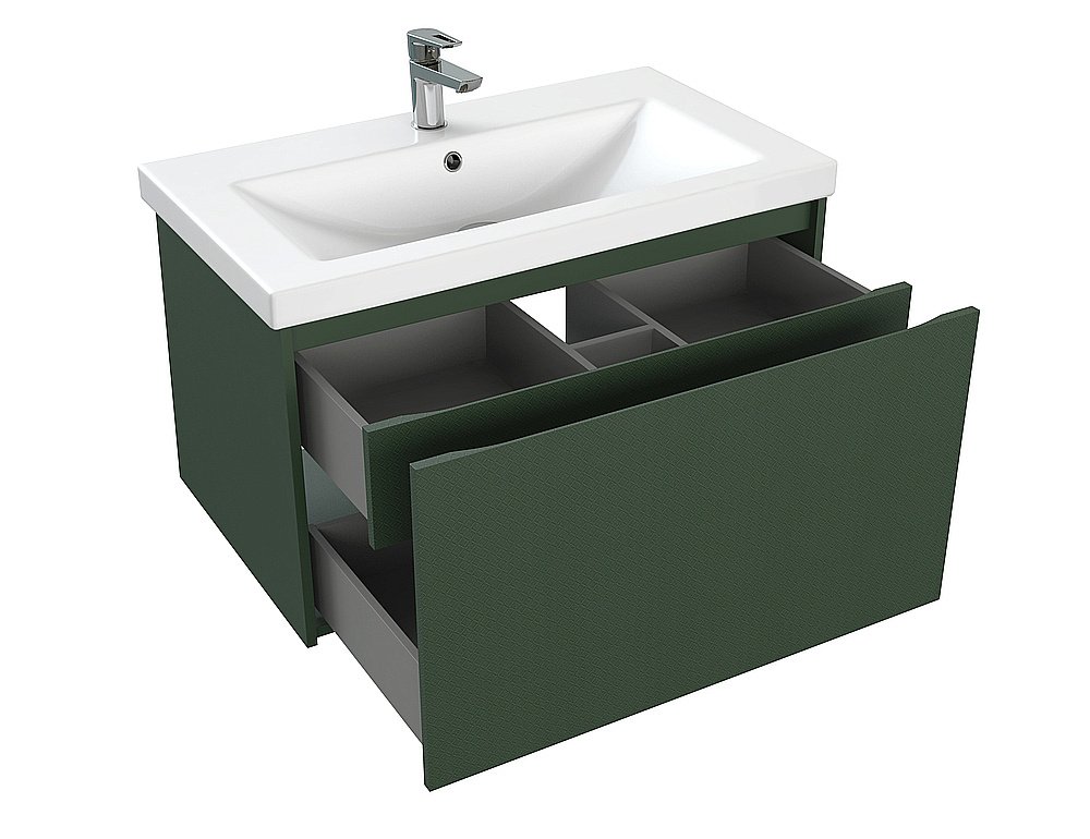 Мебель для ванной Cersanit GRANDE 80 зеленая для ванной в интернет-магазине Sanbest