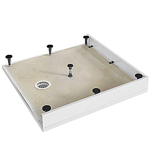 Душевой поддон Good Door Strike КВ 90х90 ЛП00478 белый купить в интернет-магазине Sanbest