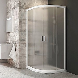 Душевой уголок Ravak Blix BLCP4 80x80 профиль белый/стекло матовое купить в интернет-магазине Sanbest