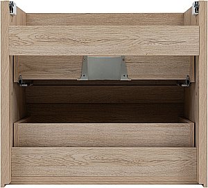 Тумба с раковиной Aquanet Милан 336383/330430 70 дуб светлый для ванной в интернет-магазине Sanbest