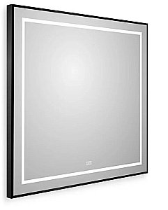 Зеркало BelBagno SPC-KRAFT-800-800-LED-TCH-WARM-NERO в ванную от интернет-магазине сантехники Sanbest