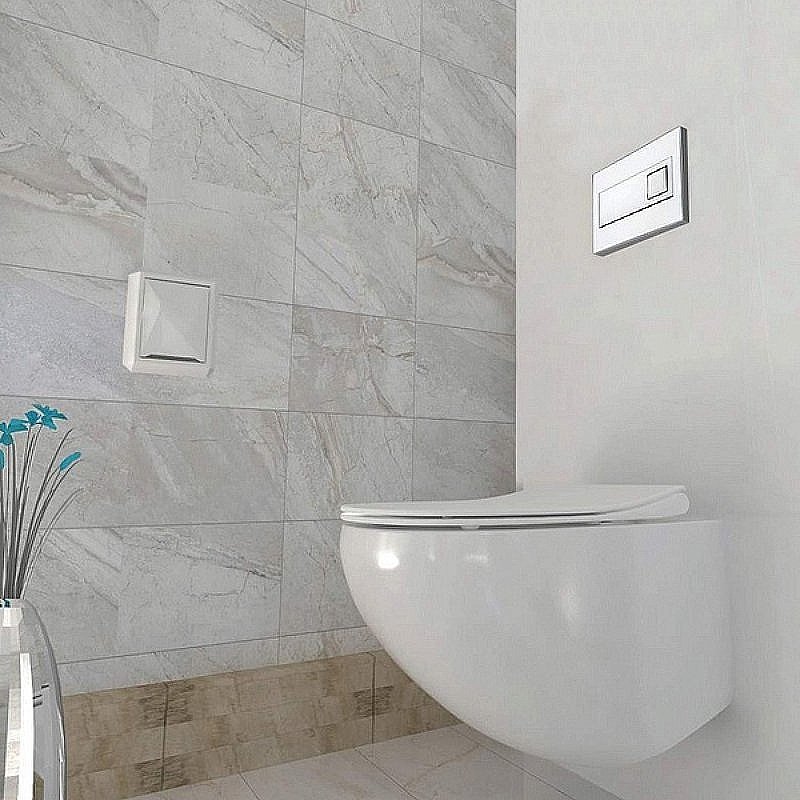 Унитаз с инсталляцией Pestan Fluenta Rimless SET40006661OB безободковый, с крышкой микролифт купить в интернет-магазине Sanbest