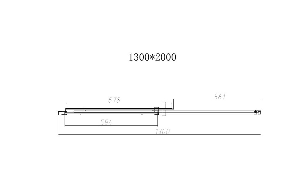 Душевая дверь Vincea DICE VDS-4D130CL 130 хром/прозрачная купить в интернет-магазине Sanbest