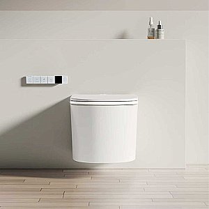 Унитаз подвесной с инсталляцией RGW SW-71 80420271-01 белый, безободковый, с крышкой микролифт, слив-торнадо купить в интернет-магазине Sanbest