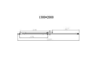 Душевая дверь Vincea DICE VDS-4D130CL 130 хром/прозрачная купить в интернет-магазине Sanbest