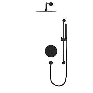 Душевая система WhiteCross Y YSET09BL черная матовая купить в интернет-магазине сантехники Sanbest