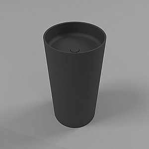 Раковина напольная WhiteCross Altar 43 0737.043043.201 черная матовая купить в интернет-магазине Sanbest